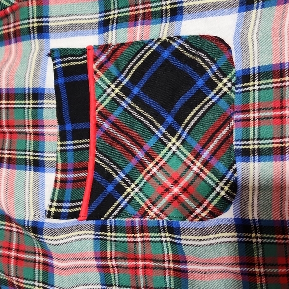 Tahari Tartan Sleepwear Chemise - Picture 4 of 9